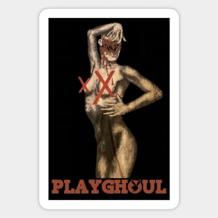 Playghoul Horror Movie Parody Design Magnet